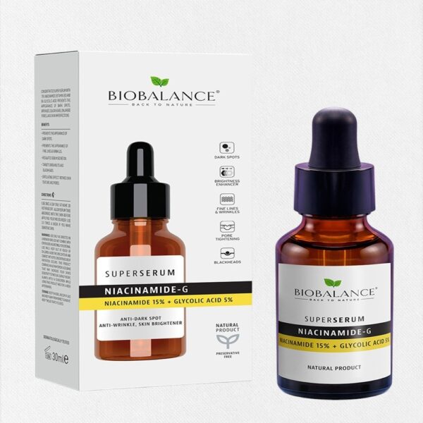 Bio Balance Niacinamide 15%+Glycolic Acid 5%S.Serum 30ml