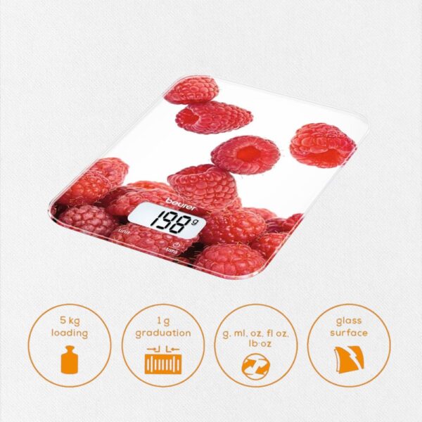 Beurer Ks 19 Kitchen Scale Berry